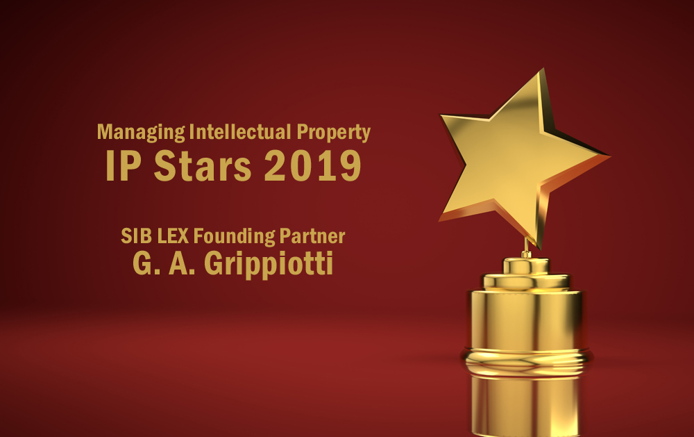 Riconoscimento IP Star 2019 nel contenzioso marchi per G. A. Grippiotti